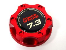 Ford F250 F350 Truck Power Stroke 7.3l Diesel Billet Engine Oil Filler Cap Red