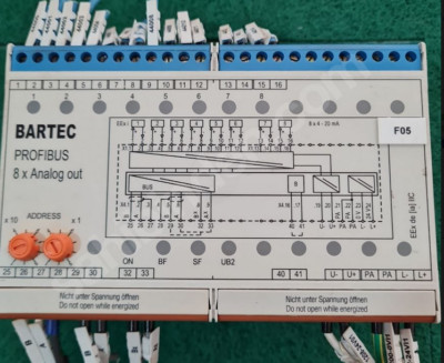 BARTEC 07-7331-2306 PROFIBUS 8x Analog Out 0773312306 GEBRAUCHT