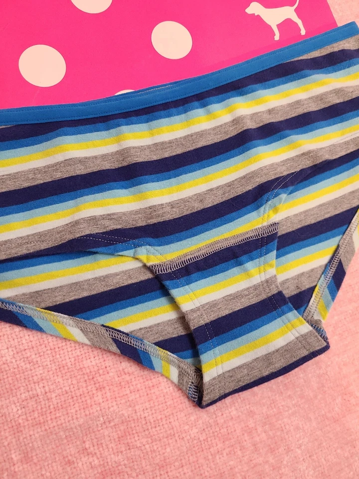 Braguita Hipster de tiro bajo de algodón talla XS rara de colección vs rosa Foto 2 de 4