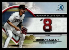 2023 Bowman - Bowman Scouts Top 100 - #BTP-8 Jordan Lawlar