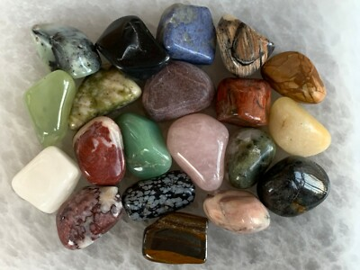 #ad Tumbled Stone Mix Medium Mix Tumbled Stone Healing CrystalsWholesale Bulk Lot $86.95