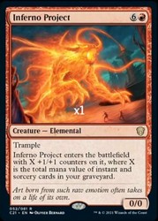 Inferno Project 052/081 Commander 2021 MTG Rare