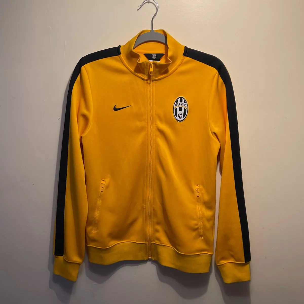 Nike Juventus Training Football Soccer Track Men's Size S Yellow | eBay