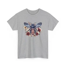 USA Flag Bee T-Shirt | Save the Bees Shirt | Honeybee Tee | American Flag Bee