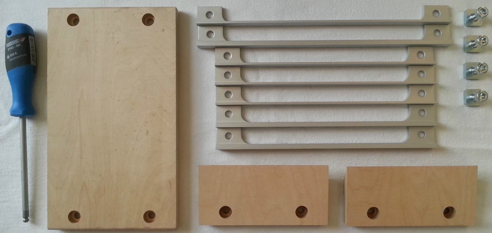 Satz Sicherheitslineale passend für Fräsmaschinen Panhans Oertli Anschlagpl.