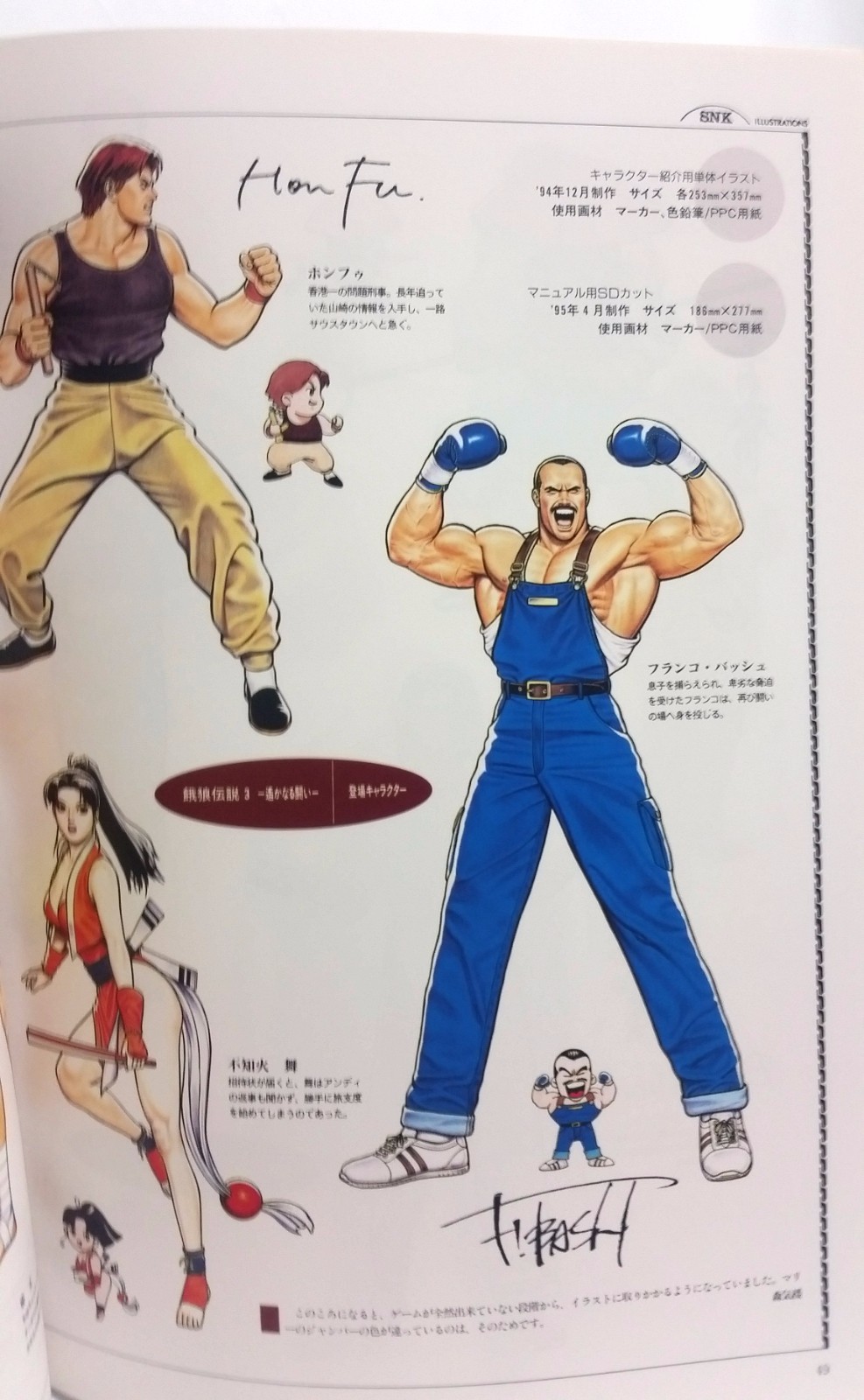 Snk Illustrations Art Book King Of Fighters Samurai Showdown Fatal Fury Japan Ebay