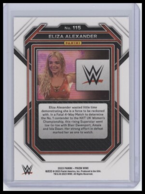 2023 Panini Prizm WWE #115 Eliza Alexander | eBay