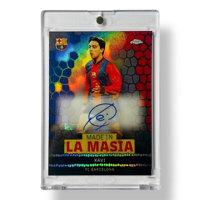 Xavi Auto FC Barcelona Topps Chrome FC Barcelona 2023/24 Autograph No PSA LA-1
