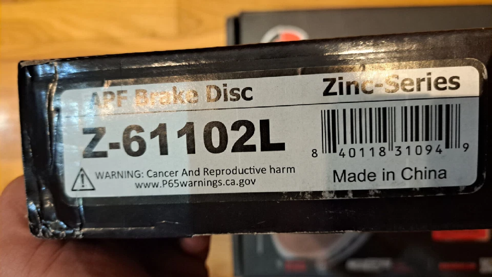 pair (2)Lt and Rt Front Drill/Slot Zinc Brake Rotors For Ford Explorer 2011-2019 - Image 2 of 4