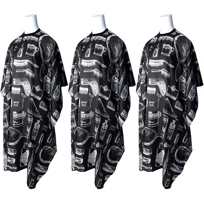 3 Pack Professional Barber Cape Hairdresser Salon Cape for Hair Styling Coloring