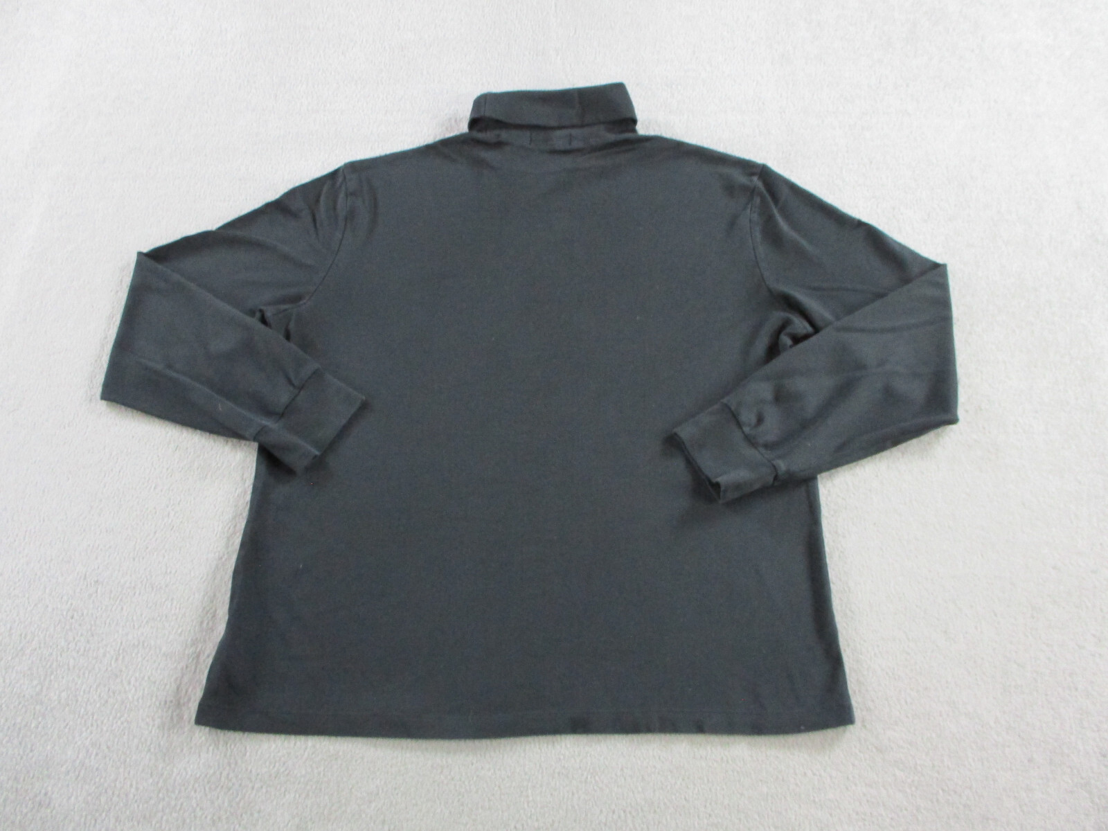 Polo Ralph Lauren uomo grande nera grigia pony collo alto manica lunga casual