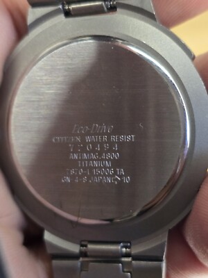 Rare, Citizen Eco-Drive Interceptor Titanium, JAPAN. | eBay