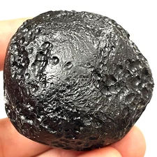 tektite indochinite space rock impactite of meteorite impact stone 61 g round