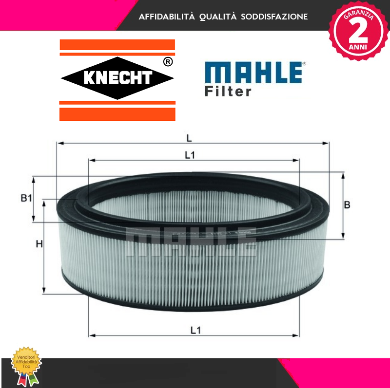 LX2844 Filtro aria (MARCA-KNECHT).