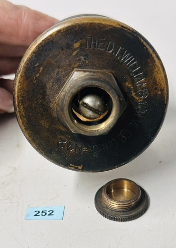 D.T. WILLIAMS VALVE CO. n. 2 OLIATORI A CANNA ottone Hit Miss motore a gas antico 3/8" - Foto 15 di 17