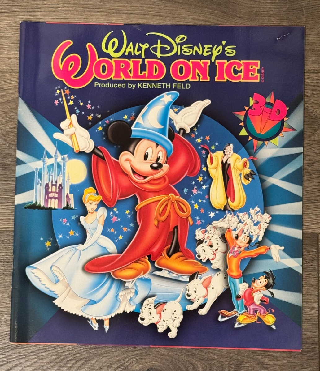 Walt Disney's World on Ice 3D - Program w/ Ticket - 1995 | eBay