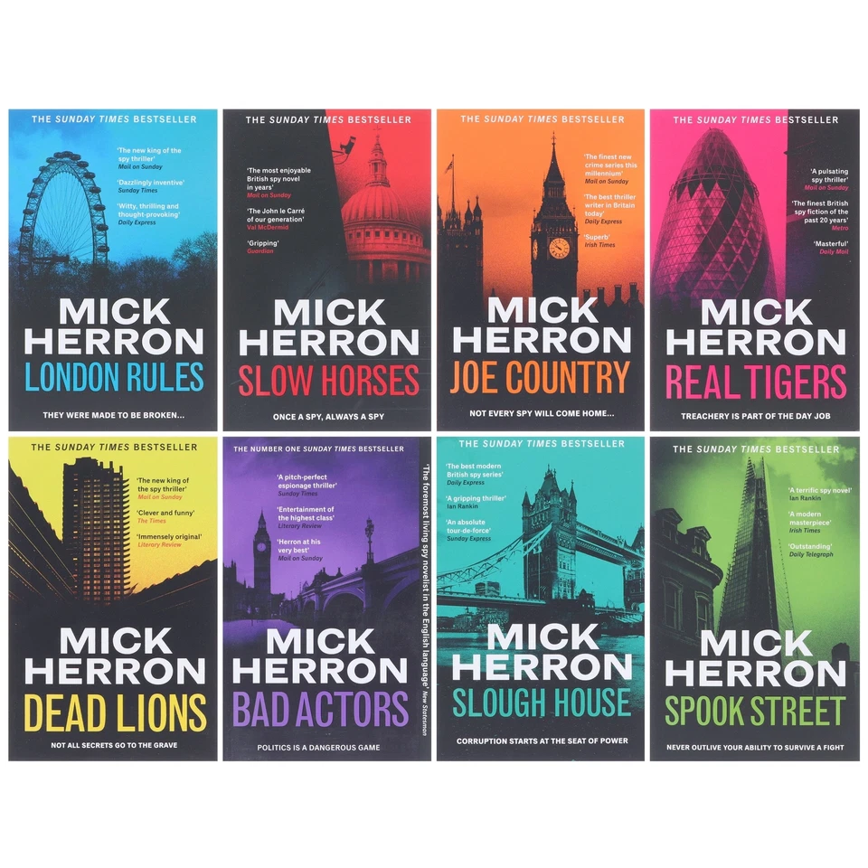 Slough House Series: Book 1-8 by Mick Herron Complete 8 Books Set - Fiction - PB - Image 2 of 4