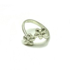 Genuine Stylish Sterling Silver Ring Solid 925 Flower Perfect Quality Empress