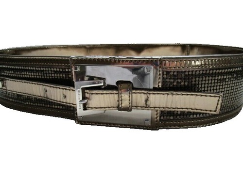 KAREN MILLEN LEATHER BLACK BELT SIZE 2 | eBay display picture 2