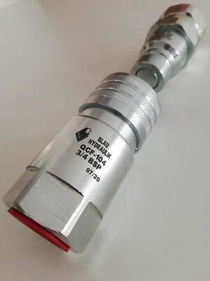 Hydraulikkupplung Flach-dichtend Steckkupplung Flat Face Gr.1/4''-1'' 380 Bar BLAU