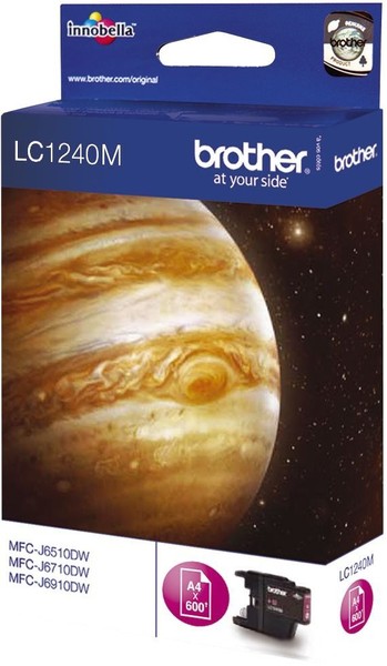 Brother® LC1240M Brother® Inkjet-Druckpatronen Magenta, 600 Seiten, LC1240M-image