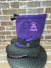 Kamik Waterbug 5 Waterproof Winter Snow Boots Purple Pink Girls Youth Size 3