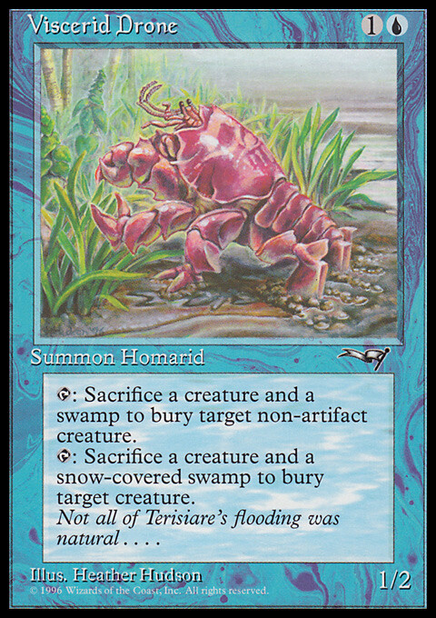 Magic the Gathering MTG Viscerid Drone (42) Alliances   LP