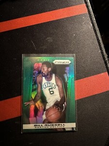 2013-2014 panini prizm bill russell green