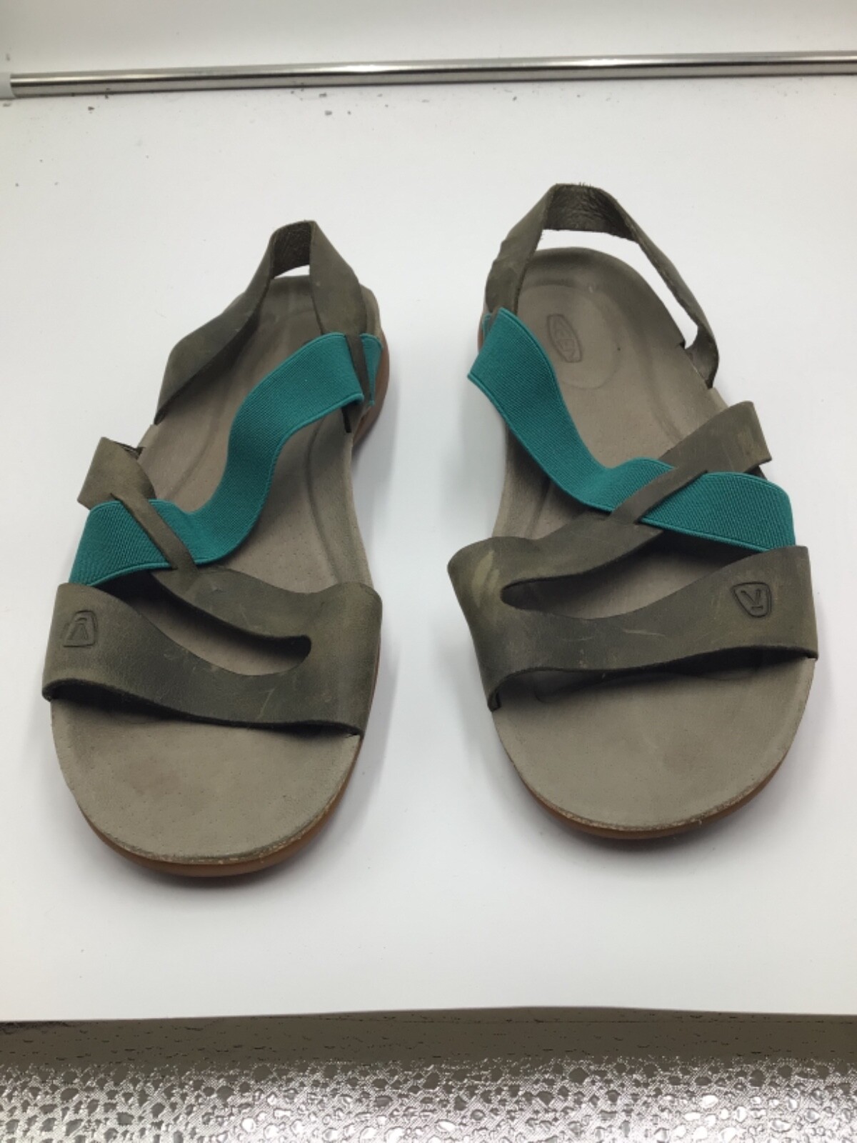 KEEN Dauntless Dalia sandali con cinturino in pelle scarpe da donna misura 7 5 1014320