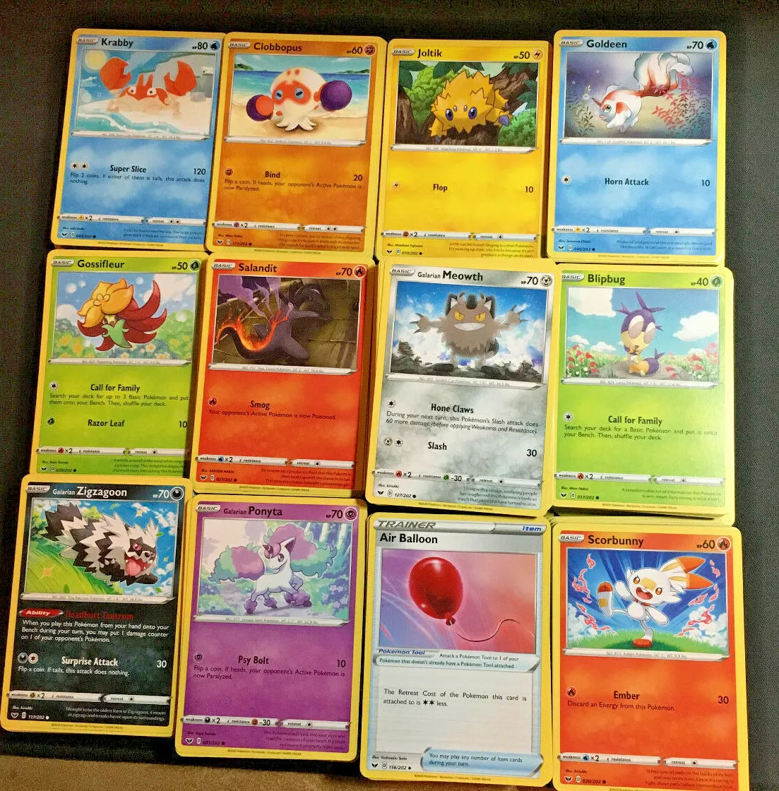 Pokemon Sword & Shield Evolution Set - Raichu & Pikachu - 066/202 - Rare 2  Card Lot