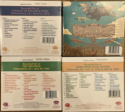 Grateful Dead Dave's Picks Complete Sub 2021 VOL 37 38 39 40 CDs +