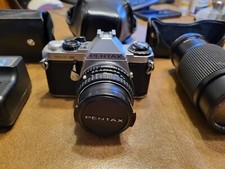 Pentax ME Super 35mm Film Camera w/ 50mm 1:1.7 Lens Sunpack Flash Kalimar 80-205