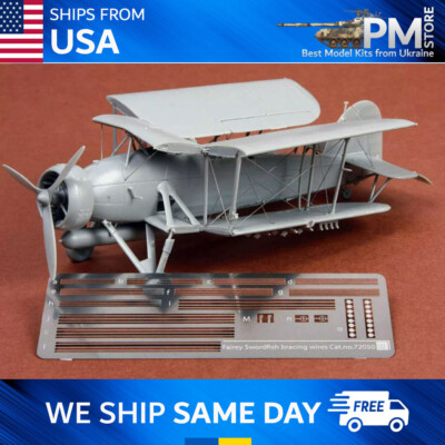 SBS 72050 Fairey Swordfish rigging wire set for Airfix kit Photo-Etched 1/72