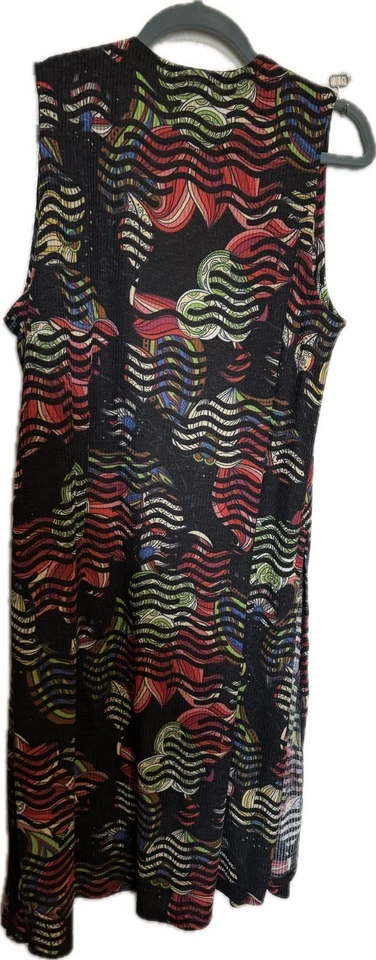 NUEVO SIN ETIQUETAS LulaRoe Plumero Chaleco Largo Colorido Largo Completo Boho Mujer Talla M REGALO Foto 2 de 4