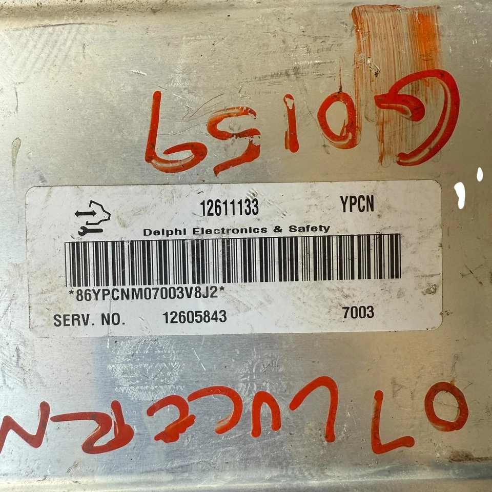 06-10 Módulo de control del motor de relé Pontiac GMC Chevrolet Malibu STS 12625340 FABRICANTE DE EQUIPOS ORIGINALES Foto 2 de 2