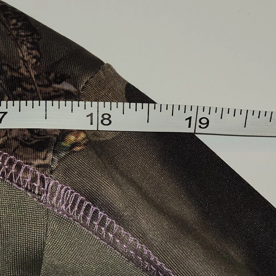 XL Women's Mossy Oak YUKON Gear 1/4 Zip Baselayer Camo / Pink Hunting Jacket NWT - Image 3 of 4