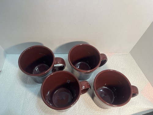 4 fiesta Mulberry Tapered Coffee Mug Homer Laughlin USA Brand New - Picture 6 of 8