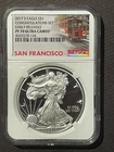 2017-S $1 SILVER AMERICAN EAGLE Congratulations Set NGC PF70 ER : Trolley :07361