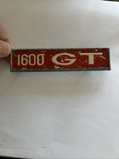 Ford Cortina 1600 GT Badge Logo Emblem Chrome Classic Car Retro Automobilia