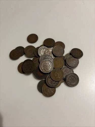 Lot Of 43 Pennies 1900-1909 Dates