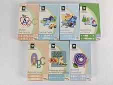 Lot of 7 Cricut Cartridges Complete in Boxes - Untested As Is