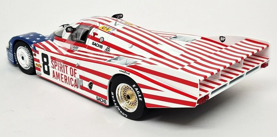 Solido 1/18 - Porsche 956LH Le Mans 1986 Spirit Of America Model Race car — 第 4/4 张图片