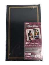 VTG PIONEER 3 Ring Photo Album - 300 4x6 Slip in Pockets - Hunter Green - STC-46