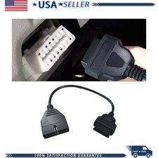 Obd2 To Obd1 Gm Adapter 12 Pin To 16 Pin Scanner Cable Connector
