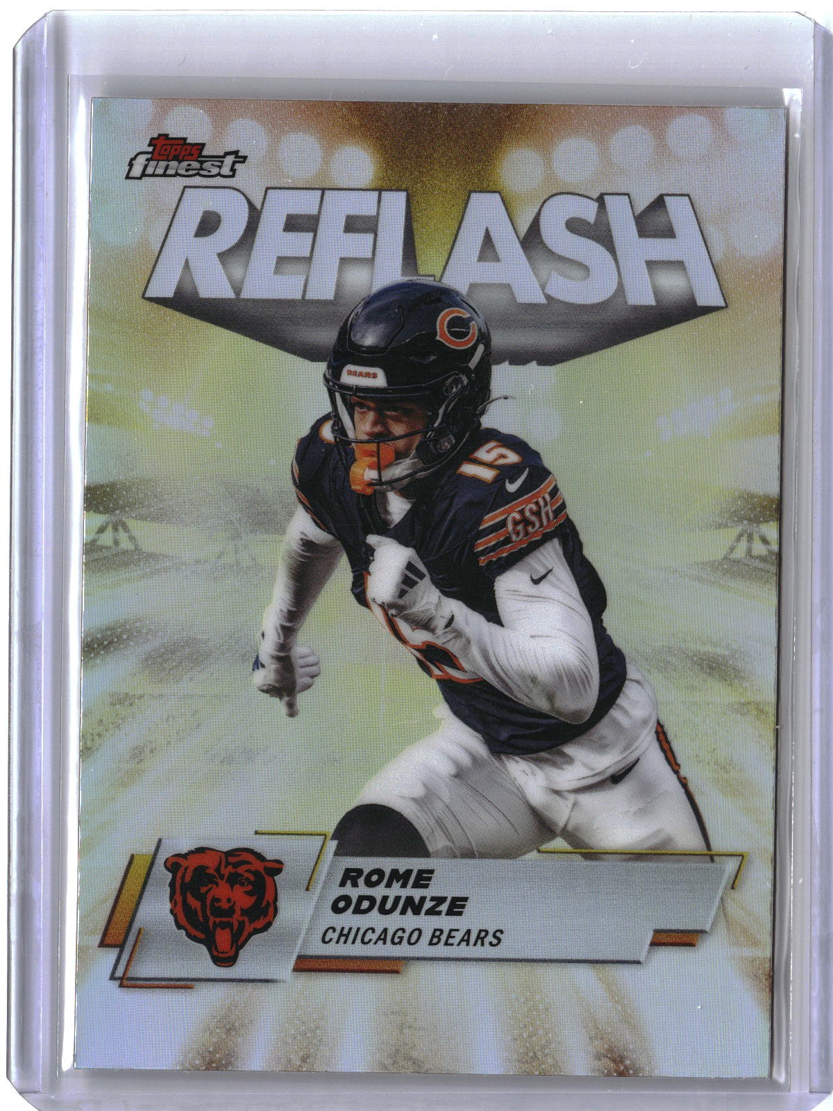 2025 Finest #RF-12 Rome Odunze Reflash Refractor