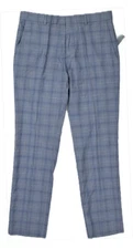Perry Ellis Men's Slim-Fit Flat Front Dress Pants Size 32 X 32 New $95  5RFB0135