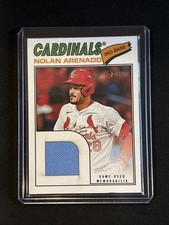 🔥Nolan Arenado 2026 Topps Heritage Baseball Real One Relic # RDR-NA Game Used
