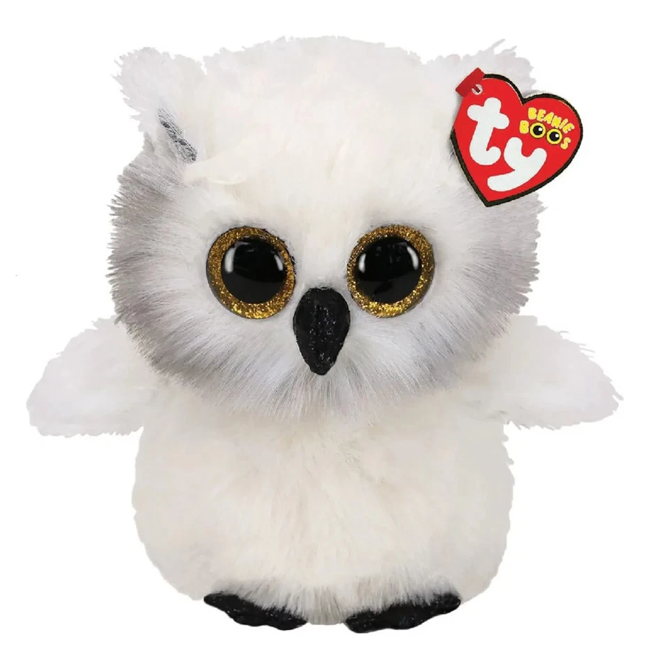 TY Beanie Boos Austin Sowa 24 cm – Meteor/TY Owl Plush
