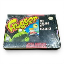 Super Nintendo Konami Frogger Video Game Brand New Sealed