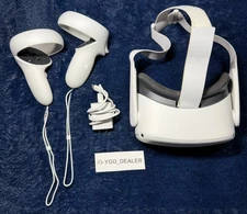 Oculus Quest 2 Virtual Reality Headset 64GB White with Controllers/Charger
